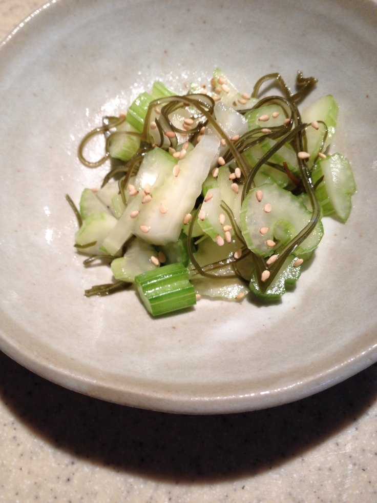 Celery and Shio Konbu Pickles
